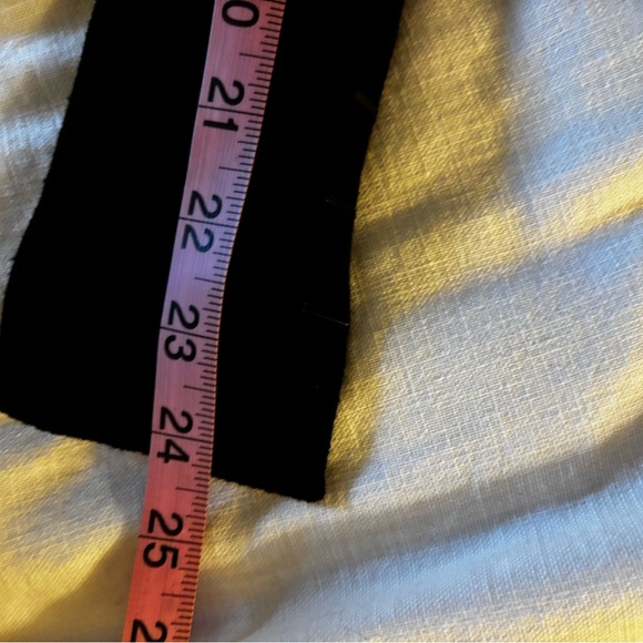 WHBM White House Black Market Long Black Cardigan Sweater Wool Blend S Small TTS - Picture 11 of 14